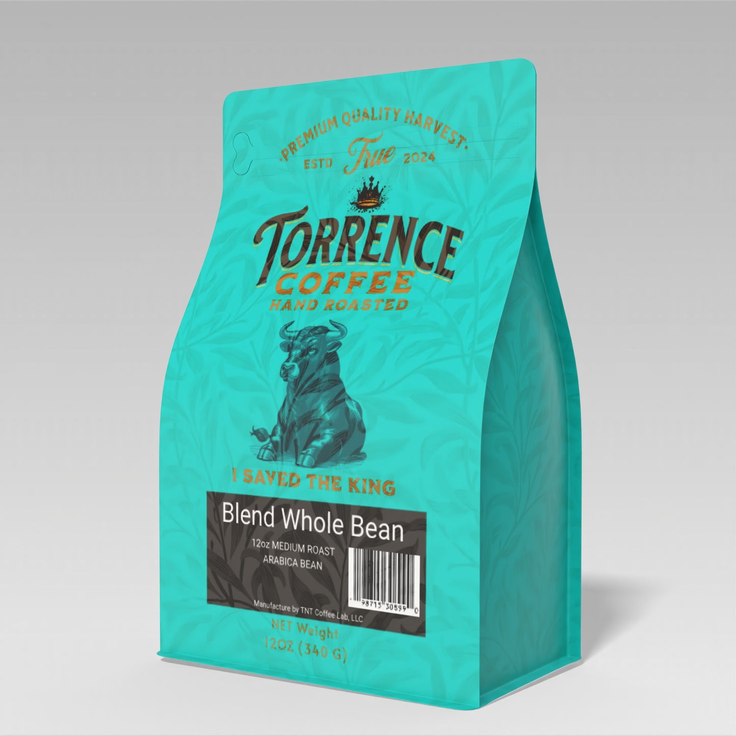 12oz Torrence Blend Whole Bean - Medium Roast