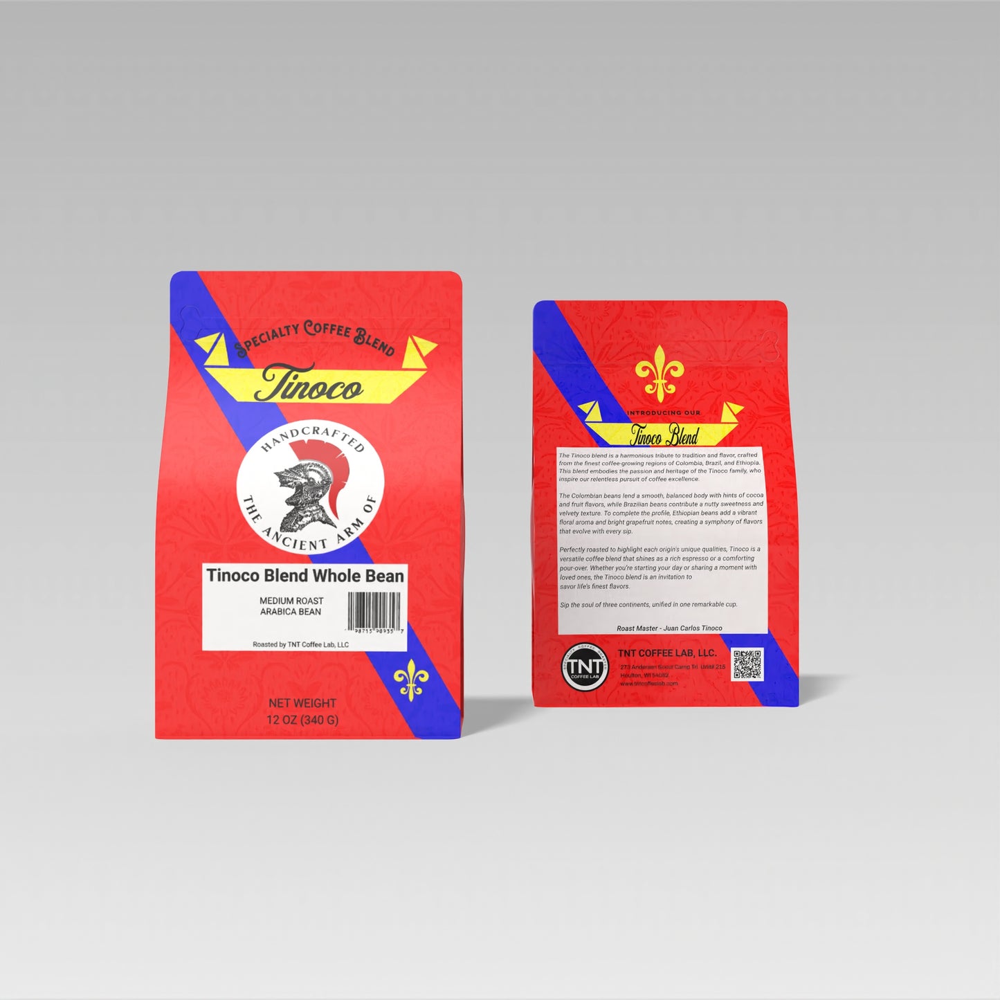 12oz Tinoco Blend Whole Bean - Medium Roast