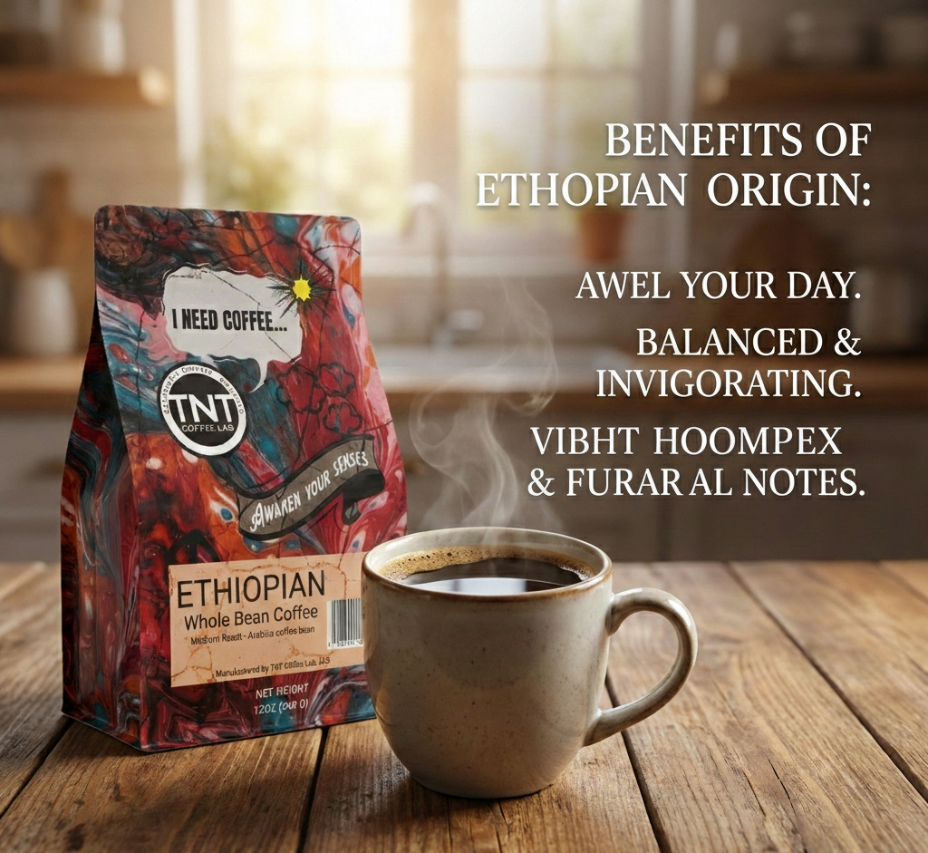 12oz - Ethiopian - Medium Roast Awaken your Senses!