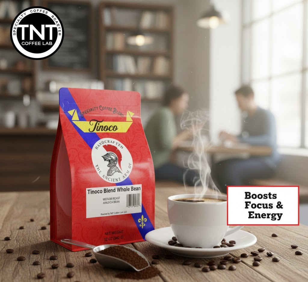 12oz Tinoco Blend - Medium Light Roast – TNT Coffee Lab, LLC